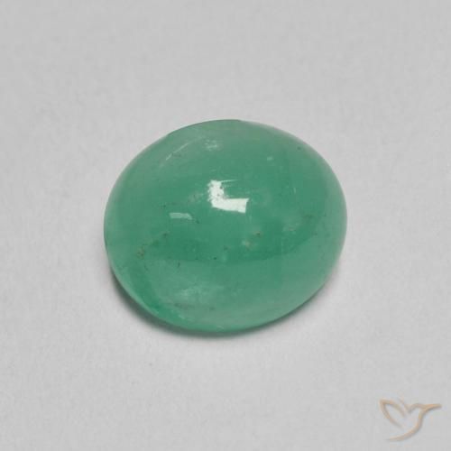 Esmeralda Verde médio Natural 1.12ct, oval, Translúcido