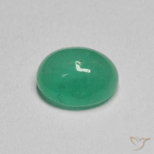 Esmeralda Verde médio Natural 1.12ct, oval, Translúcido