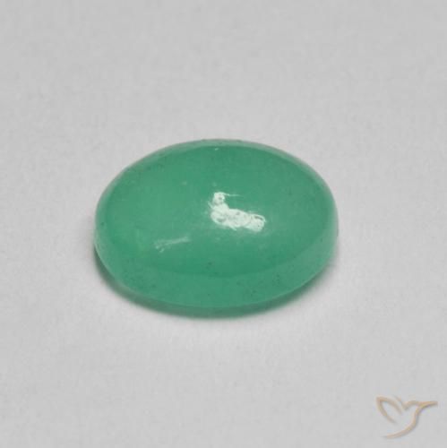 Esmeralda verde pistache Natural 1.08ct, oval, Translúcido