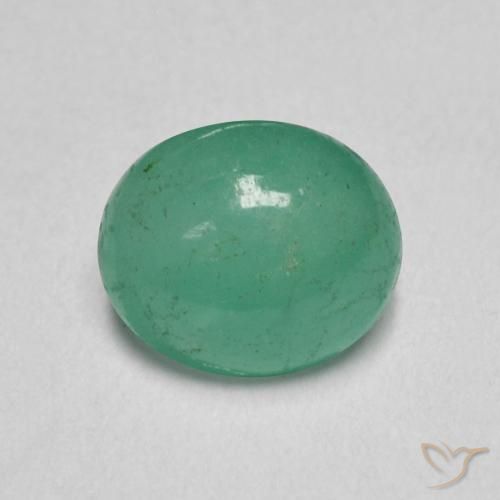 0.79ct Natural Luz verde Esmeralda, oval, Translúcido