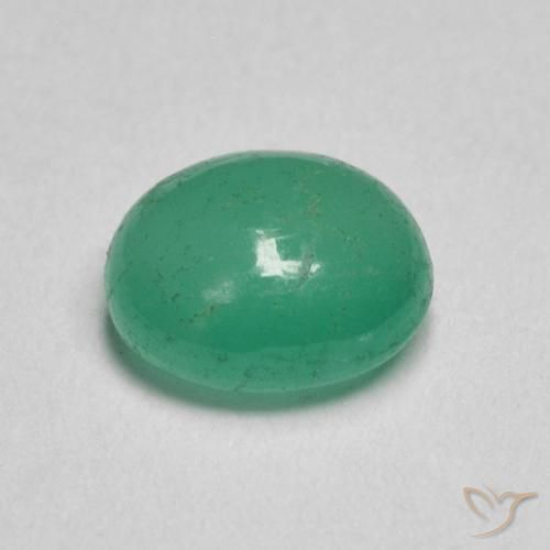 Esmeralda Luz verde Natural 0.79ct, oval, Translúcido