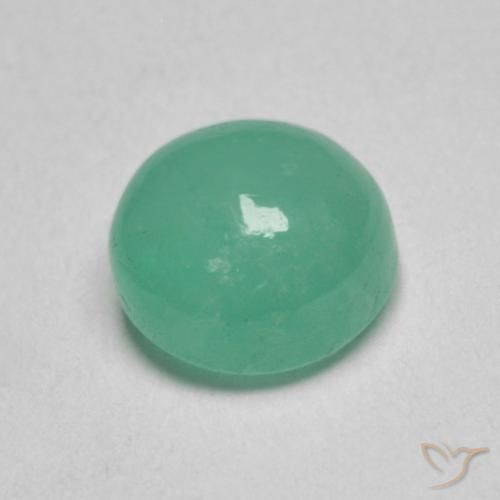Esmeralda Luz verde Natural 1.04ct, Redondo, Translúcido