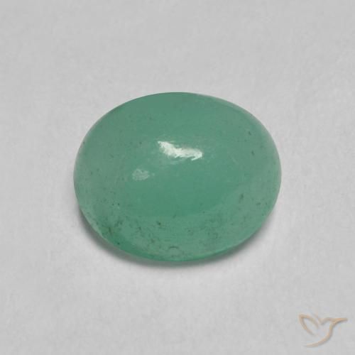 0.65ct Natural Luz verde Esmeralda, oval, Translúcido