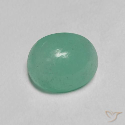 Esmeralda Luz verde Natural 0.65ct, oval, Translúcido