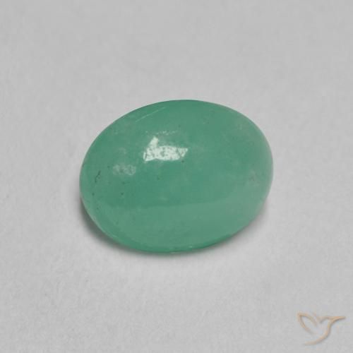 0.78ct Natural Verde Esmeralda Claro Esmeralda, oval, Translúcido