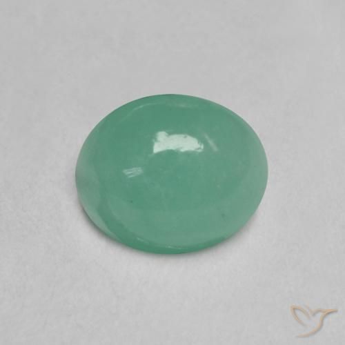 Esmeralda verde natural 0,64ct, corte oval, translúcido