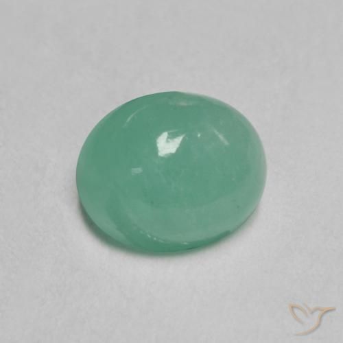 Esmeralda verde natural 0,64ct, corte oval, translúcido
