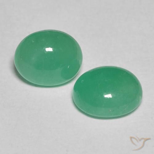 1.49ctw Natural Luz verde Esmeralda, oval, Translúcido