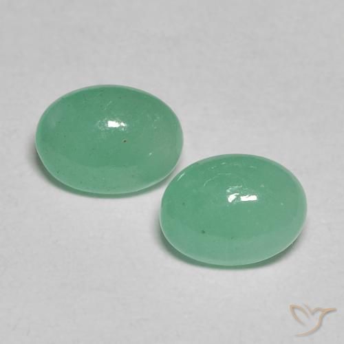 0.97ctw Natural Menta verde Esmeralda, oval, Translúcido