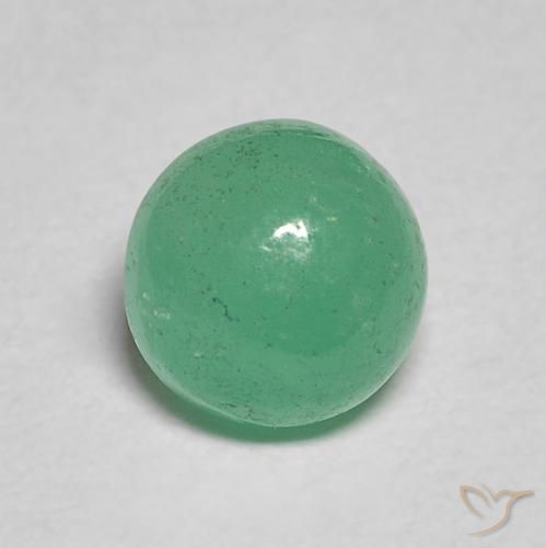 0.86ct Natural Verde médio Esmeralda, Redondo, Translúcido