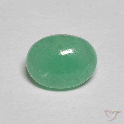 1.12ct Natural Luz verde Esmeralda, oval, Translúcido