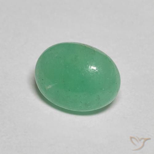 Esmeralda Luz verde Natural 1.12ct, oval, Translúcido