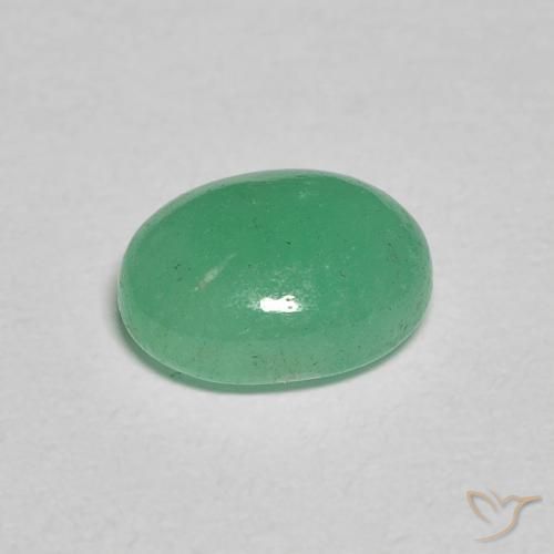 Esmeralda Luz verde Natural 1.12ct, oval, Translúcido