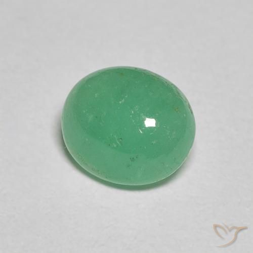 Esmeralda Verde médio Natural 1.04ct, oval, Translúcido
