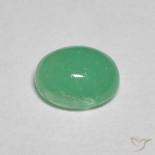 Esmeralda Verde médio Natural 1.04ct, oval, Translúcido