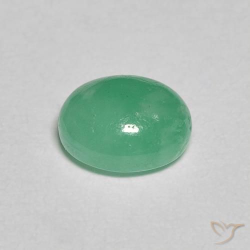 Esmeralda Manjericão Verde Claro Natural 1.11ct, oval, Translúcido
