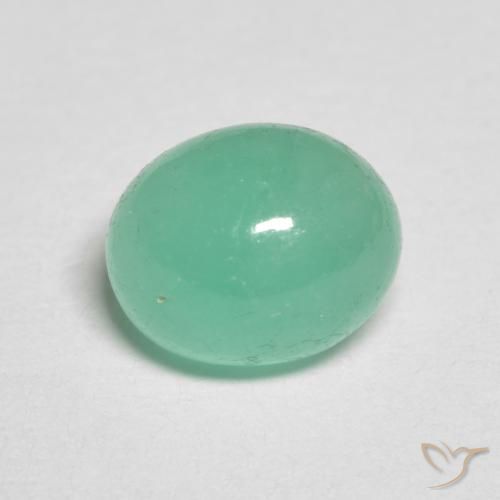 1.41ct Natural Luz verde Esmeralda, oval, Translúcido