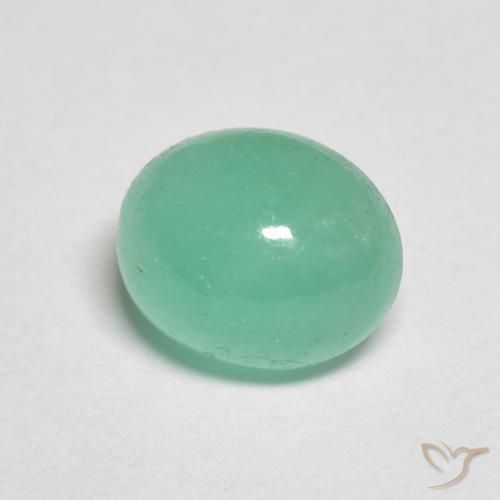 Esmeralda Luz verde Natural 1.41ct, oval, Translúcido