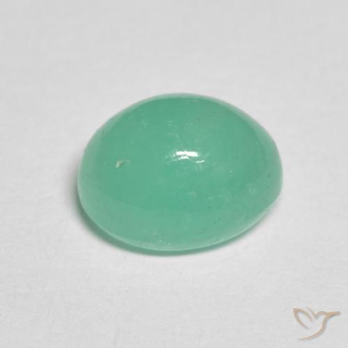 Esmeralda Luz verde Natural 1.41ct, oval, Translúcido
