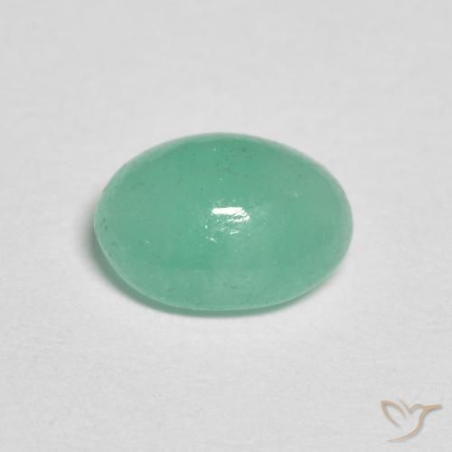 Esmeralda Verde Menta Intenso Natural 1.02ct, oval, Translúcido