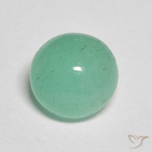 1.81ct Natural Samambaia verde Esmeralda, Redondo, Translúcido