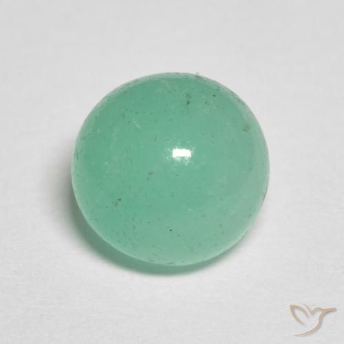 Esmeralda Samambaia verde Natural 1.81ct, Redondo, Translúcido