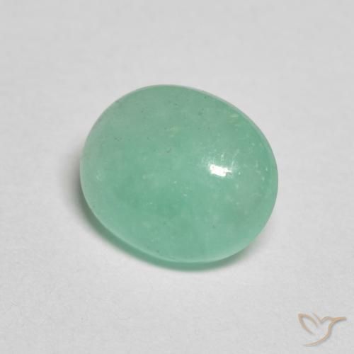 Esmeralda Samambaia verde Natural 1.05ct, oval, Translúcido