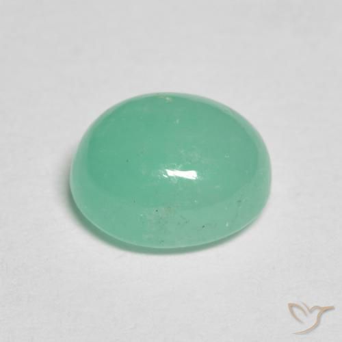 Esmeralda Samambaia verde Natural 1.40ct, oval, Translúcido