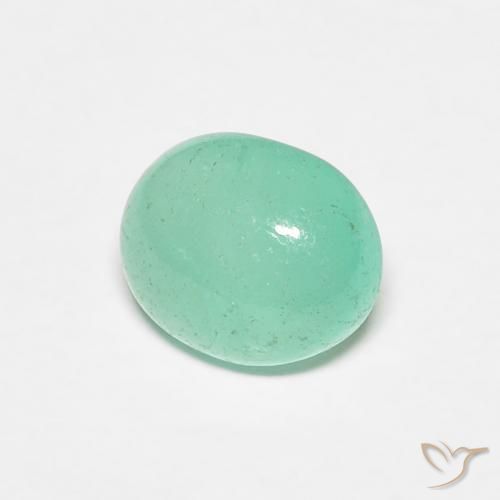 Esmeralda Luz verde Natural 0.90ct, oval, Translúcido