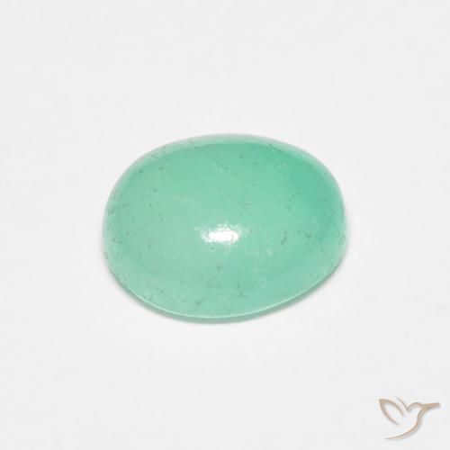 Esmeralda Luz verde Natural 0.90ct, oval, Translúcido