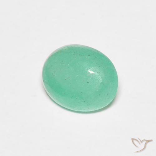 Esmeralda Luz verde Natural 0.67ct, oval, Translúcido