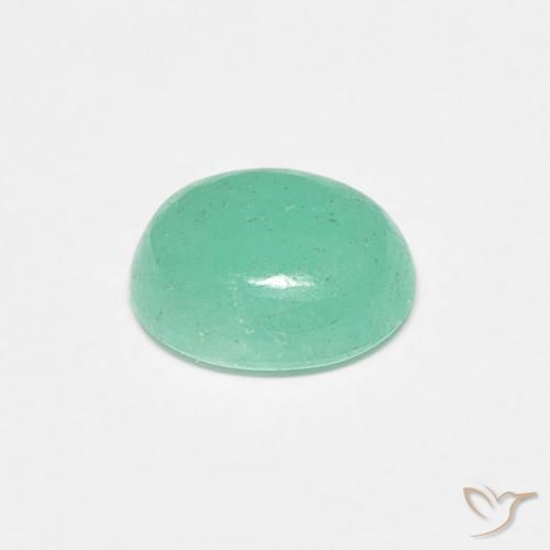 Esmeralda Luz verde Natural 0.67ct, oval, Translúcido