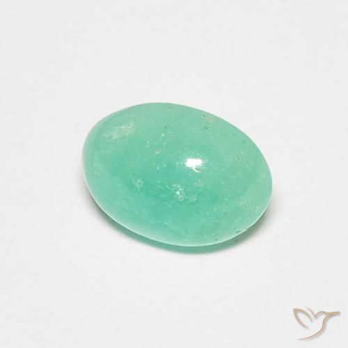 0.75ct Natural Luz verde Esmeralda, oval, Translúcido