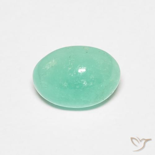 Esmeralda Luz verde Natural 0.75ct, oval, Translúcido