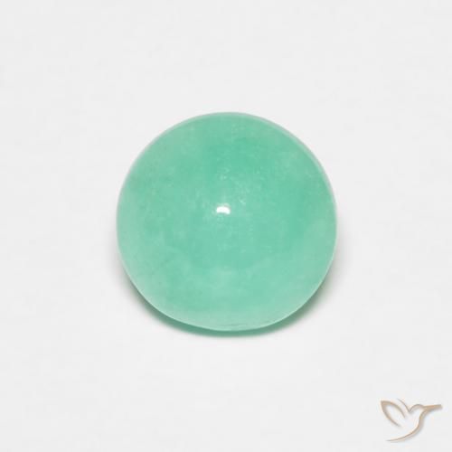 Esmeralda Luz verde Natural 0.95ct, Redondo, Translúcido