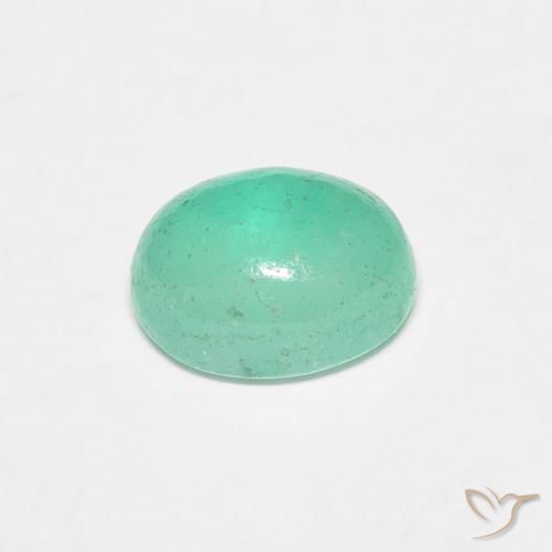 Esmeralda Luz verde Natural 0.91ct, oval, Translúcido