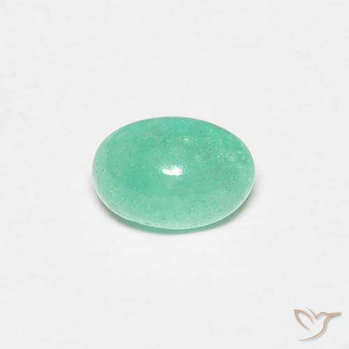 0.44ct Natural verde pistache Esmeralda, oval, Translúcido