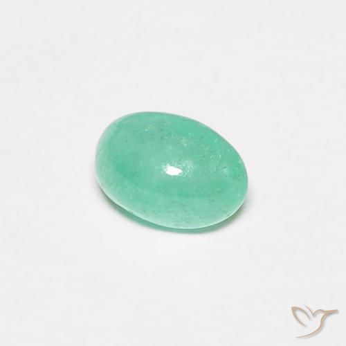 Esmeralda verde pistache Natural 0.44ct, oval, Translúcido