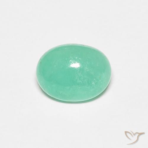 Esmeralda Luz verde Natural 1.12ct, oval, Translúcido