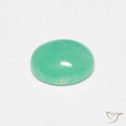 Esmeralda Luz verde Natural 1.12ct, oval, Translúcido