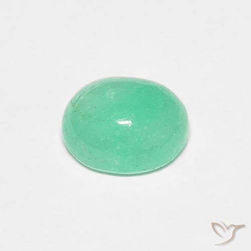 Esmeralda Verde claro Natural 0.77ct, oval, Translúcido