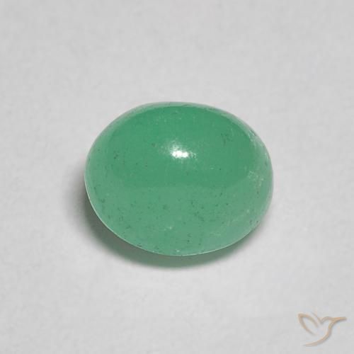 Esmeralda verde elétrico Natural 0.92ct, oval, Translúcido