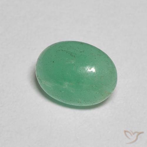 Esmeralda Verde médio Natural 0.75ct, oval, Translúcido