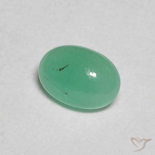Esmeralda verde elétrico Natural 0.29ct, oval, Translúcido