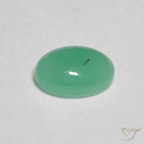 Esmeralda verde elétrico Natural 0.29ct, oval, Translúcido