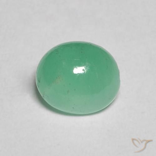 0.91ct Natural Verde Menta Intenso Esmeralda, oval, Translúcido