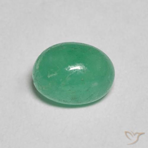 0.96ct Natural Luz verde Esmeralda, oval, Translúcido