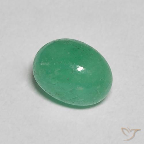 Esmeralda Luz verde Natural 0.96ct, oval, Translúcido