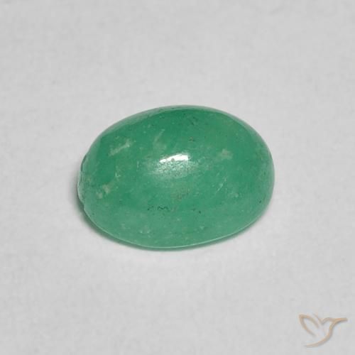 Esmeralda Luz verde Natural 0.96ct, oval, Translúcido