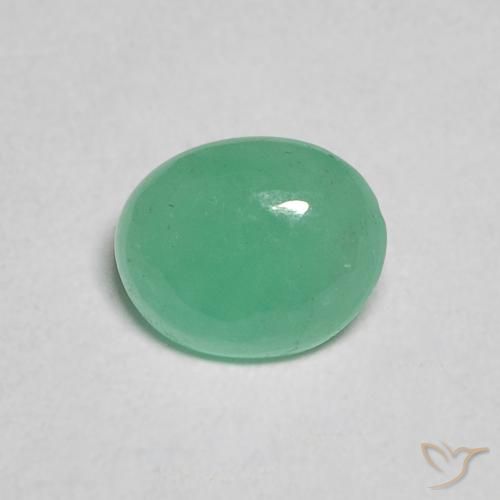 0.66ct Natural Verde Menta Intenso Esmeralda, oval, Translúcido